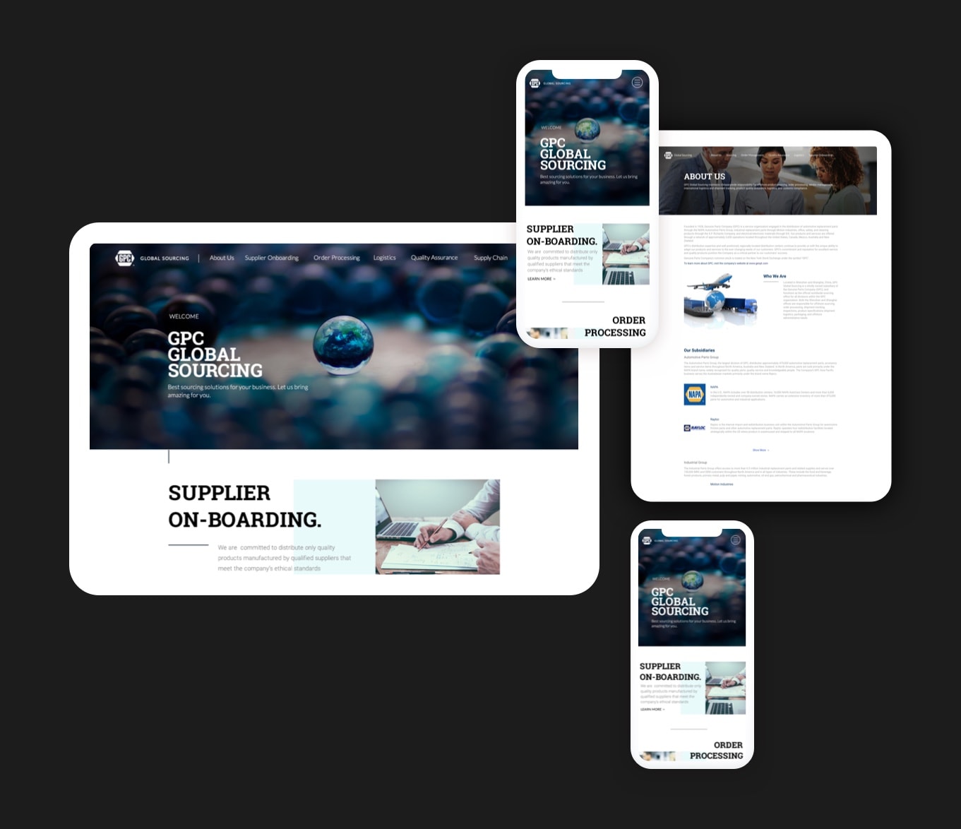 GS Homepage Design